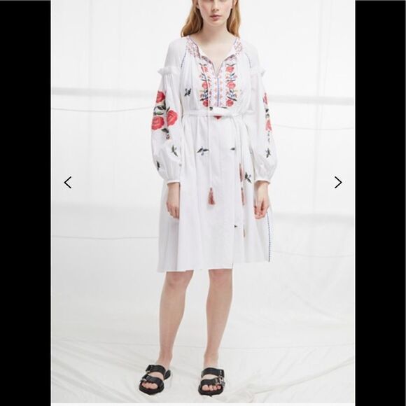 EDESSA COTTON FOLK DRESS - Picture 6 of 7